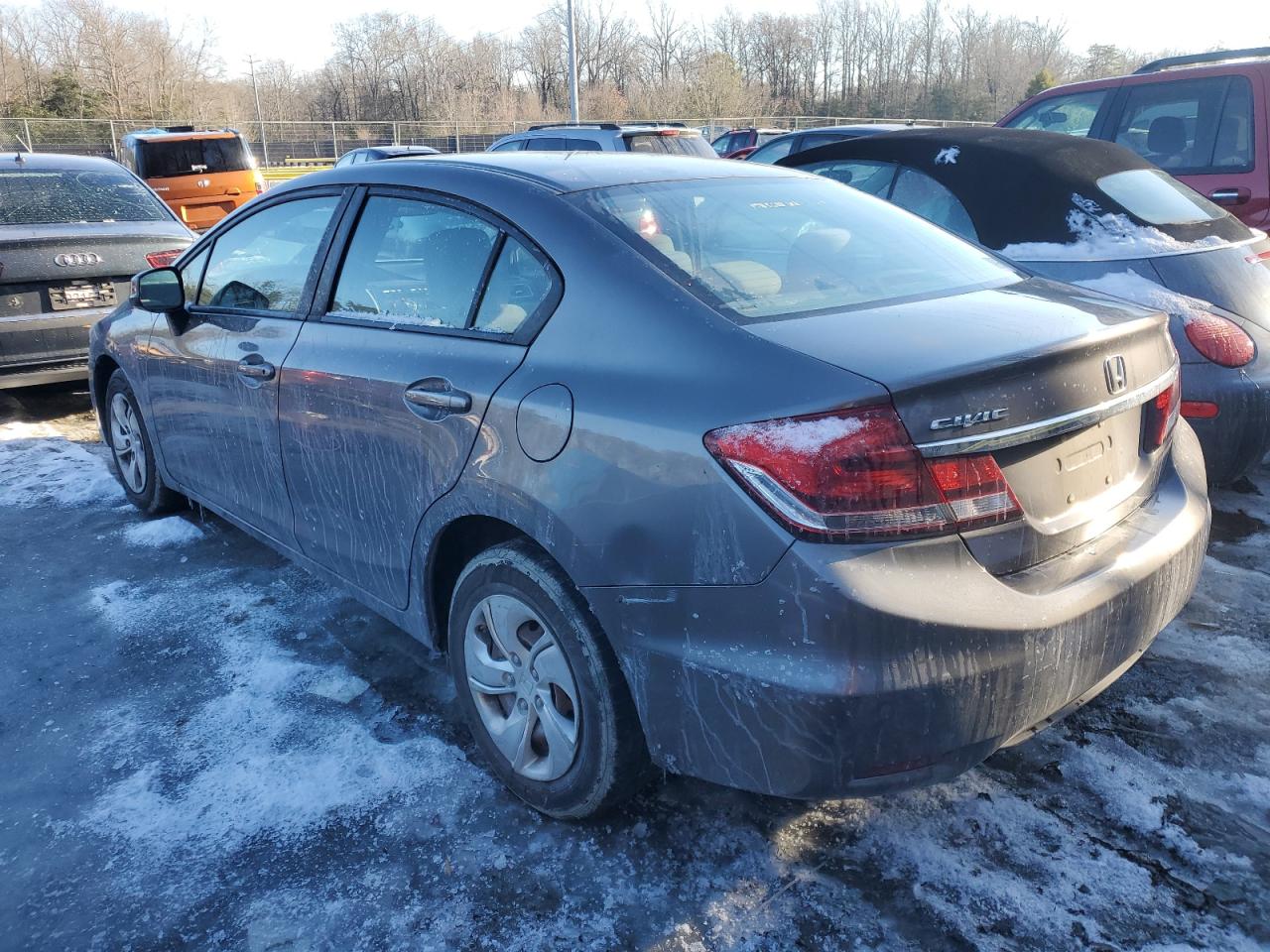 2013 Honda Civic VIN 19XFB2F57DE269533 Copart auction photo, front end damage thumbnail 2