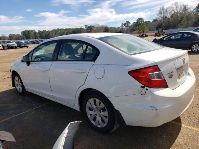 2012 Honda Civic VIN 2HGFB2F54CH561497 Copart auction photo, front end damage thumbnail 2
