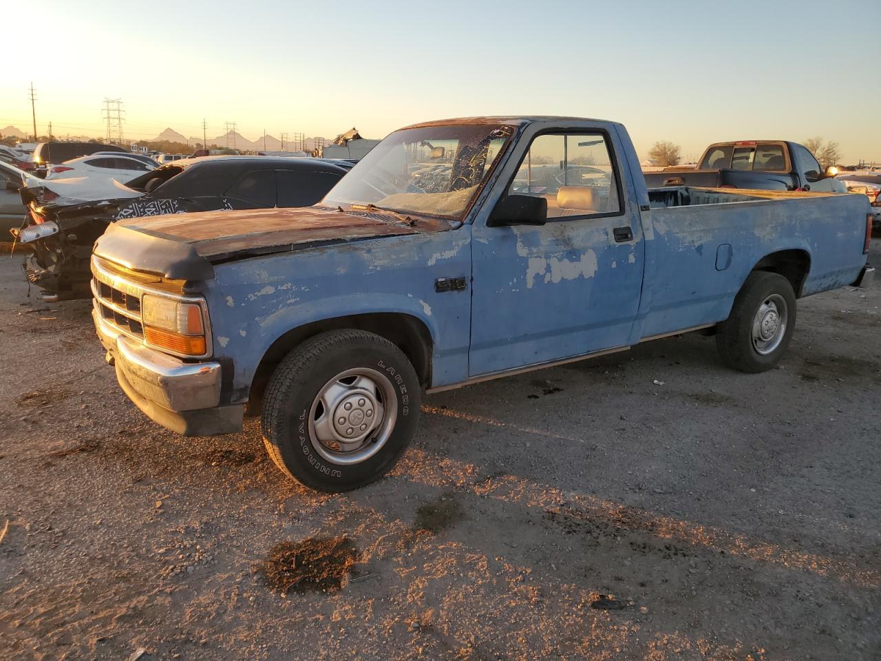 1993 Dodge Dakota VIN 1B7FL26X7PS268513 - Copart auction photo
