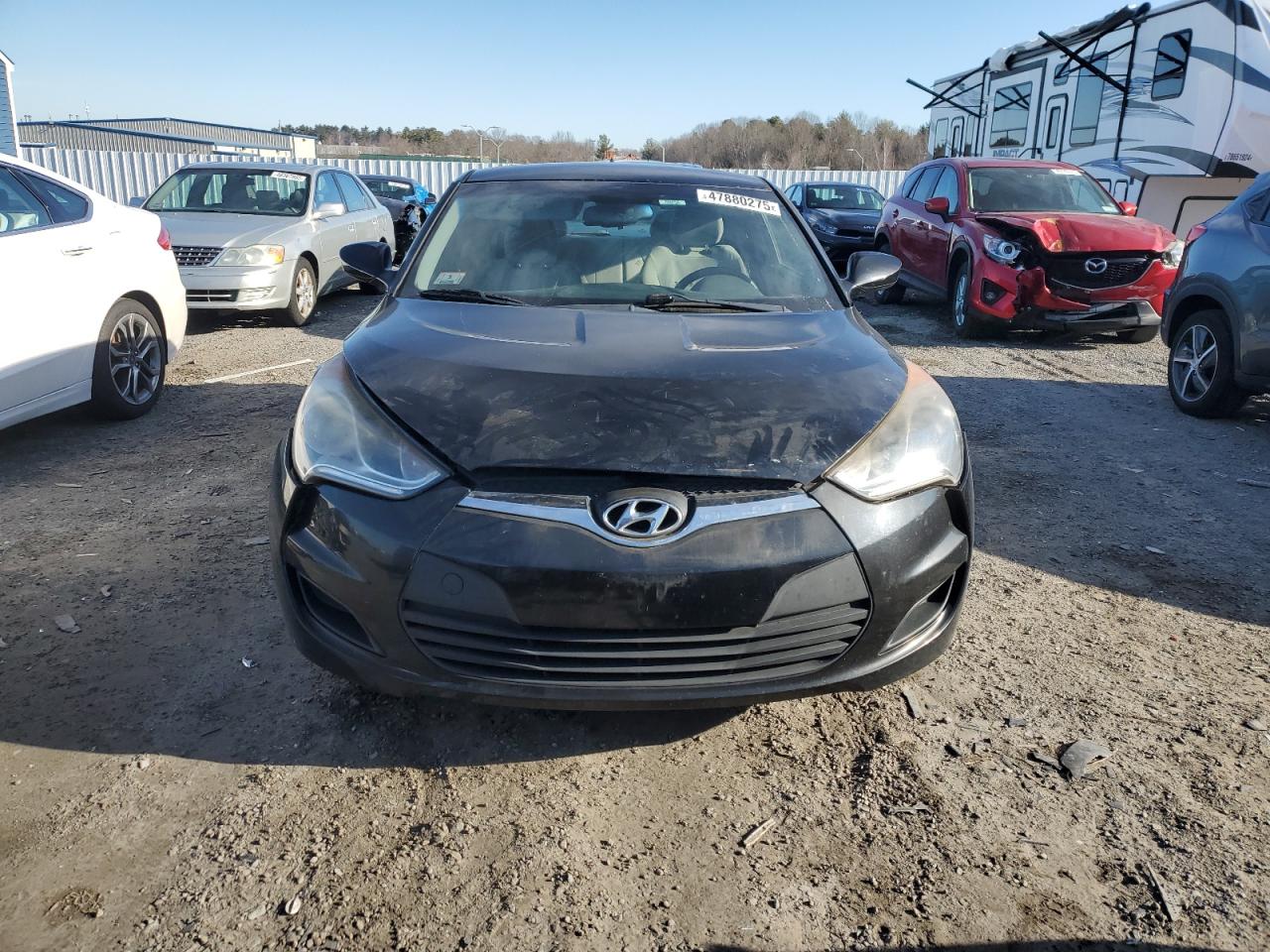 2012 Hyundai Veloster VIN KMHTC6AD3CU071503 Copart auction photo, burn / front end damage thumbnail 5