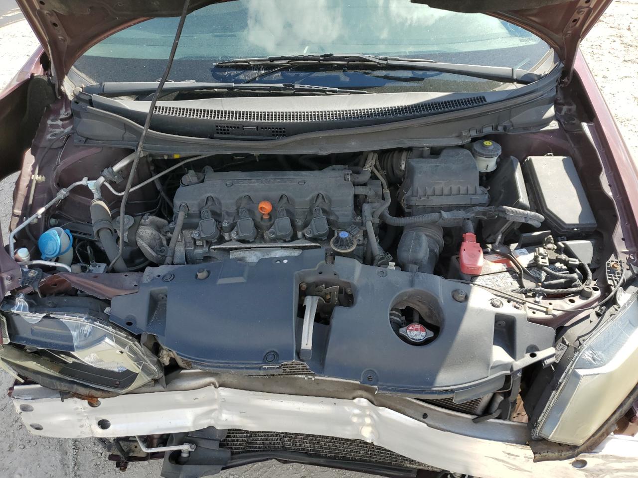 2014 Honda Civic VIN 2HGFB2F58EH550683 Copart auction photo, all over / mechanical damage thumbnail 11
