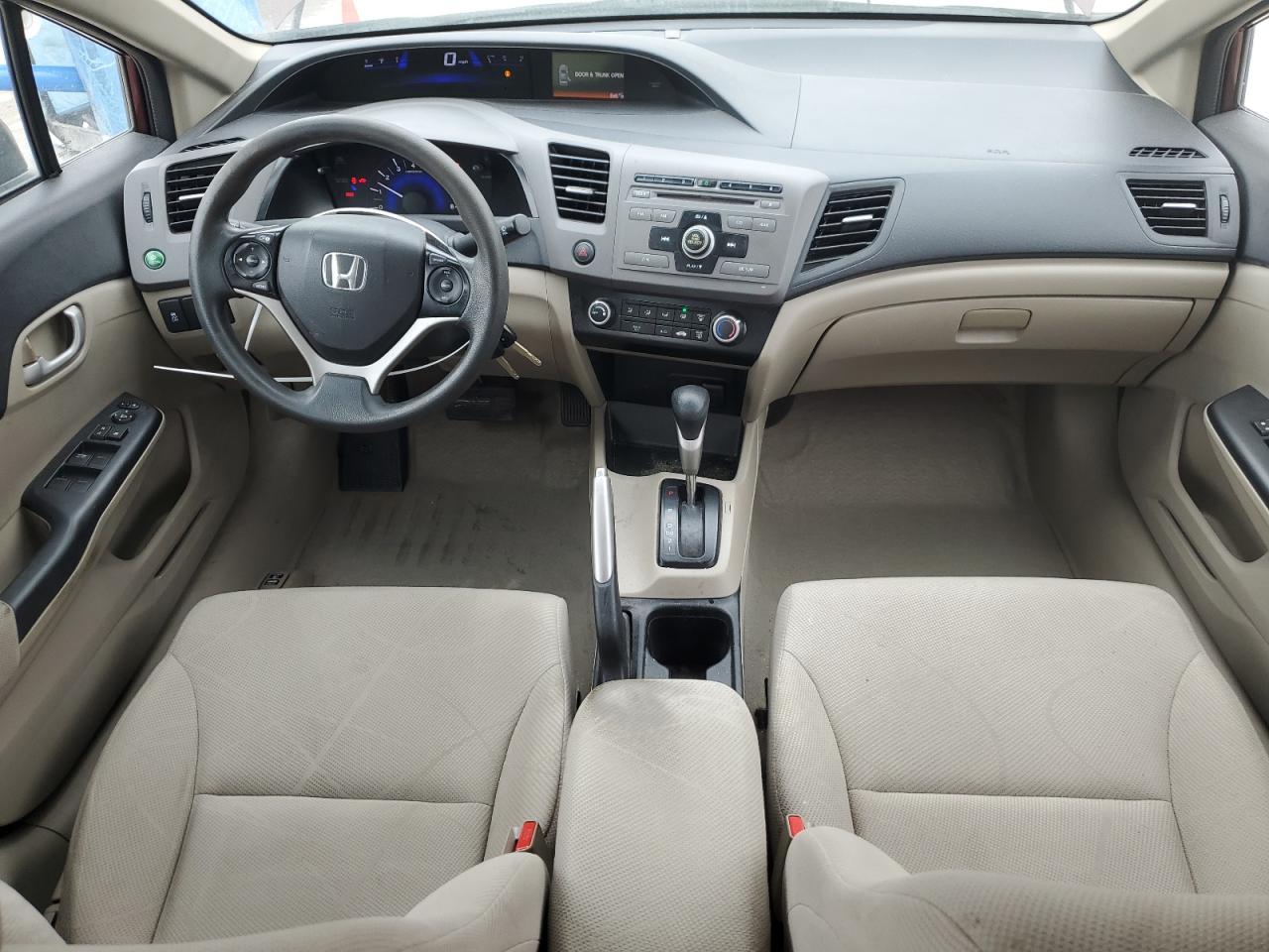 2012 Honda Civic VIN 19XFB2F58CE074491 Copart auction photo, front end damage thumbnail 8