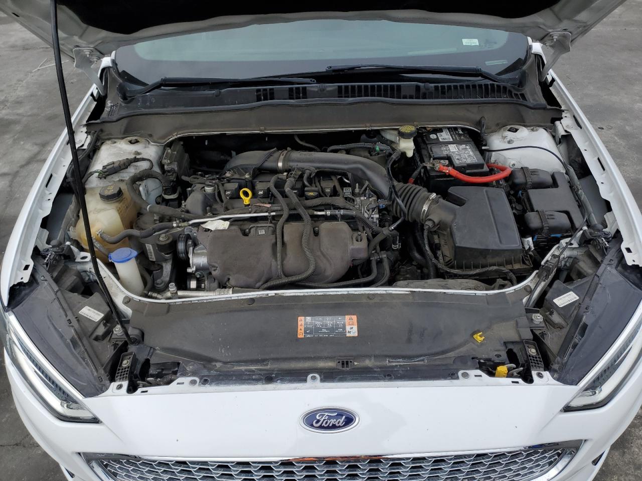 2019 Ford Fusion VIN 3FA6P0D94KR184608 Copart auction photo, side damage thumbnail 12