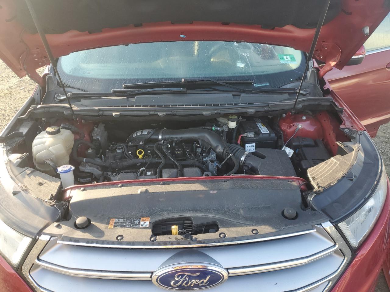 2017 Ford Edge VIN 2FMPK4J95HBB45716 Copart auction photo, mechanical damage thumbnail 11