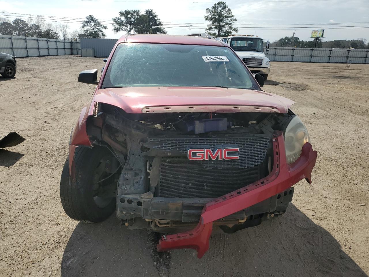 2012 GMC Acadia VIN 1GKKRPED8CJ167275 Copart auction photo, front end / side damage thumbnail 5