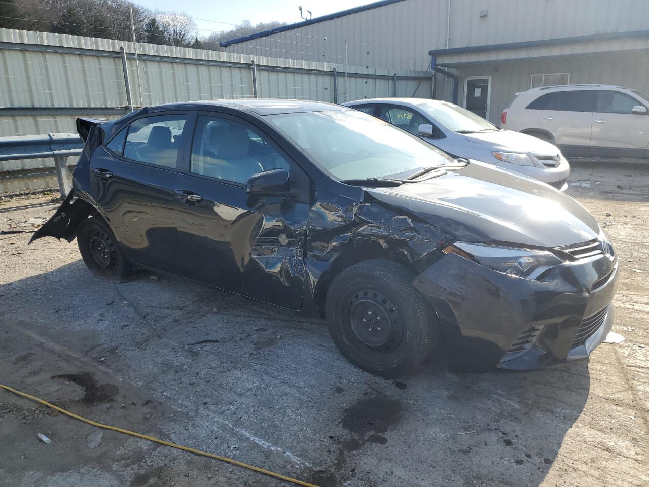 2016 Toyota Corolla VIN 2T1BURHE3GC743639 Copart auction photo, all over damage thumbnail 4