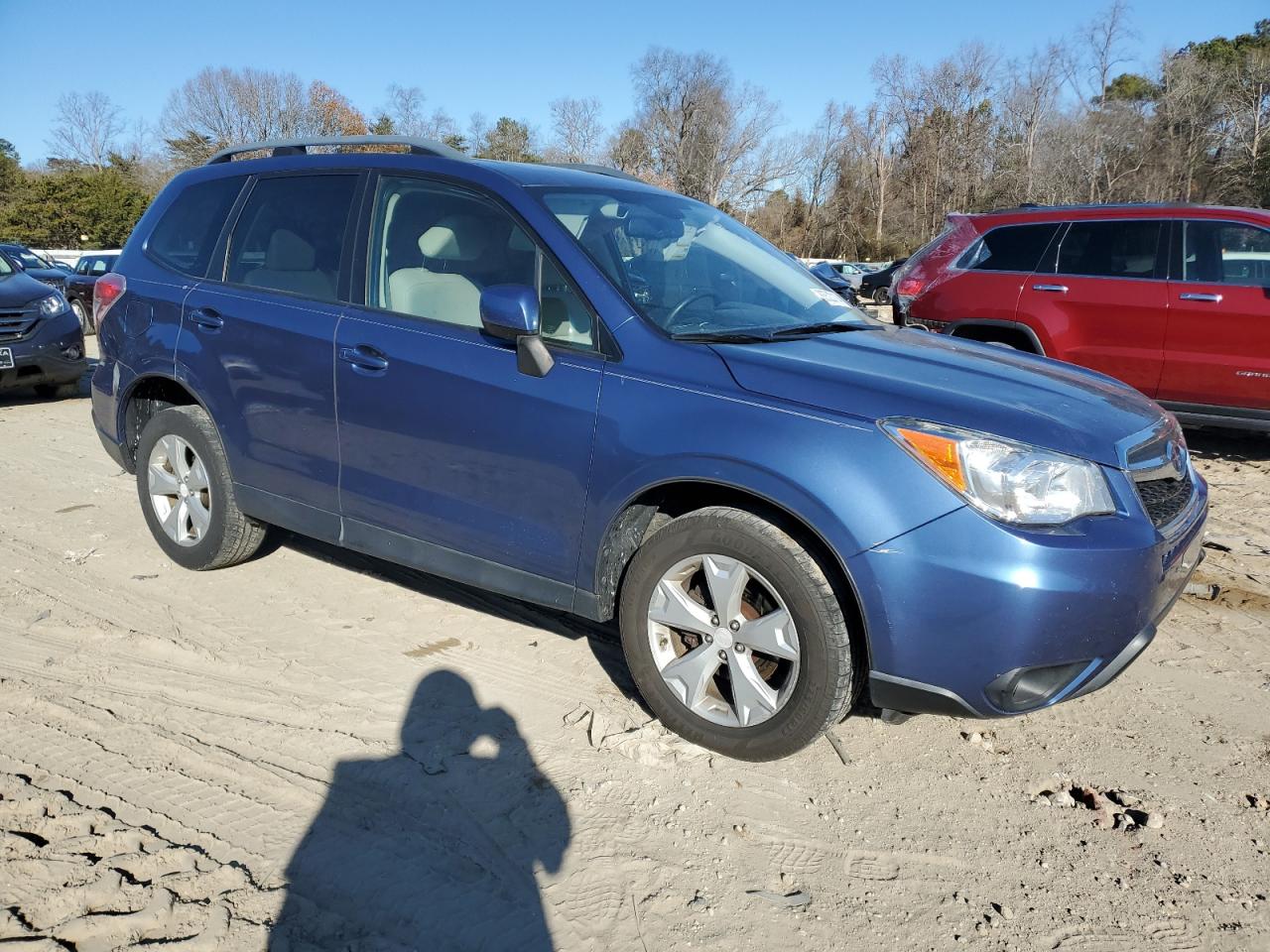 2016 Subaru Forester VIN JF2SJAFC3GH447559 Copart auction photo, side damage thumbnail 4