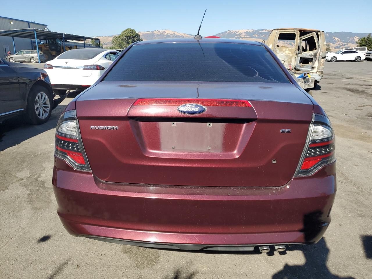 2012 Ford Fusion VIN 3FAHP0HA2CR439674 Copart auction photo, front end / side damage thumbnail 6