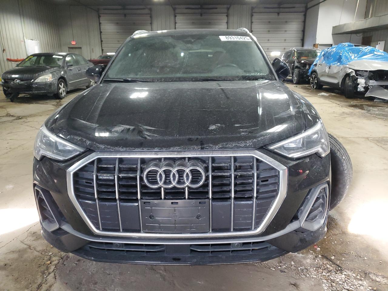 2021 Audi Q3 VIN WA1EECF34M1051733 Copart auction photo, side / undercarriage damage thumbnail 5