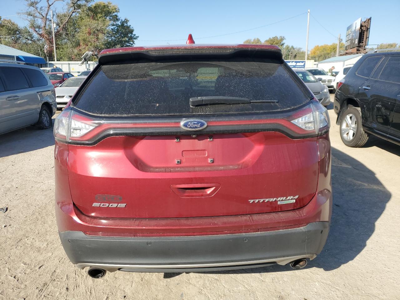 2015 Ford Edge VIN 2FMTK3K98FBB43785 Copart auction photo, front end damage thumbnail 6