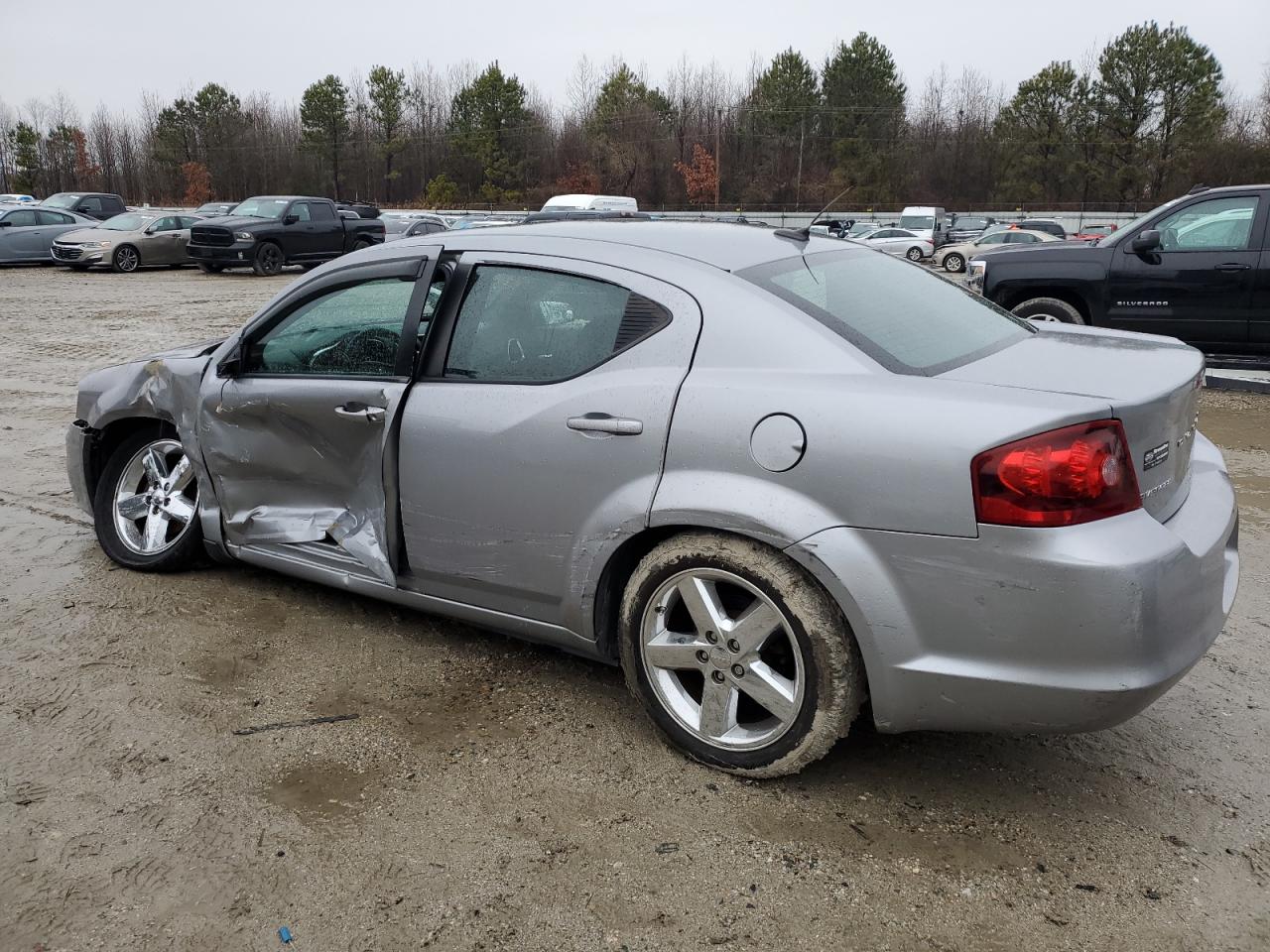 2013 Dodge Avenger VIN 1C3CDZAB5DN655130 Copart auction photo, side damage thumbnail 2