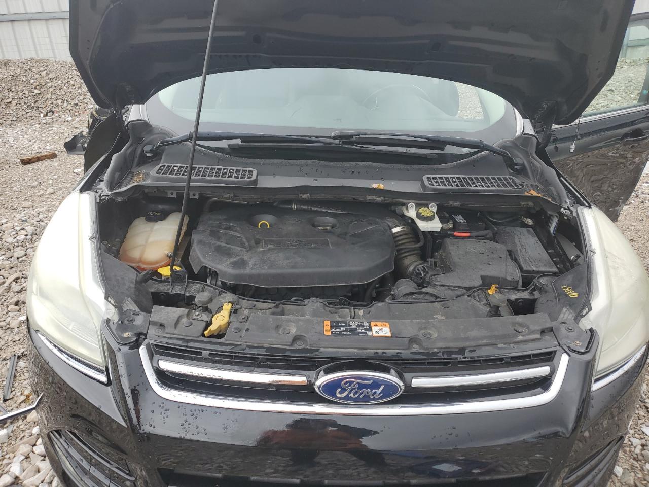 2016 Ford Escape VIN 1FMCU9J90GUA13994 Copart auction photo, all over damage thumbnail 12