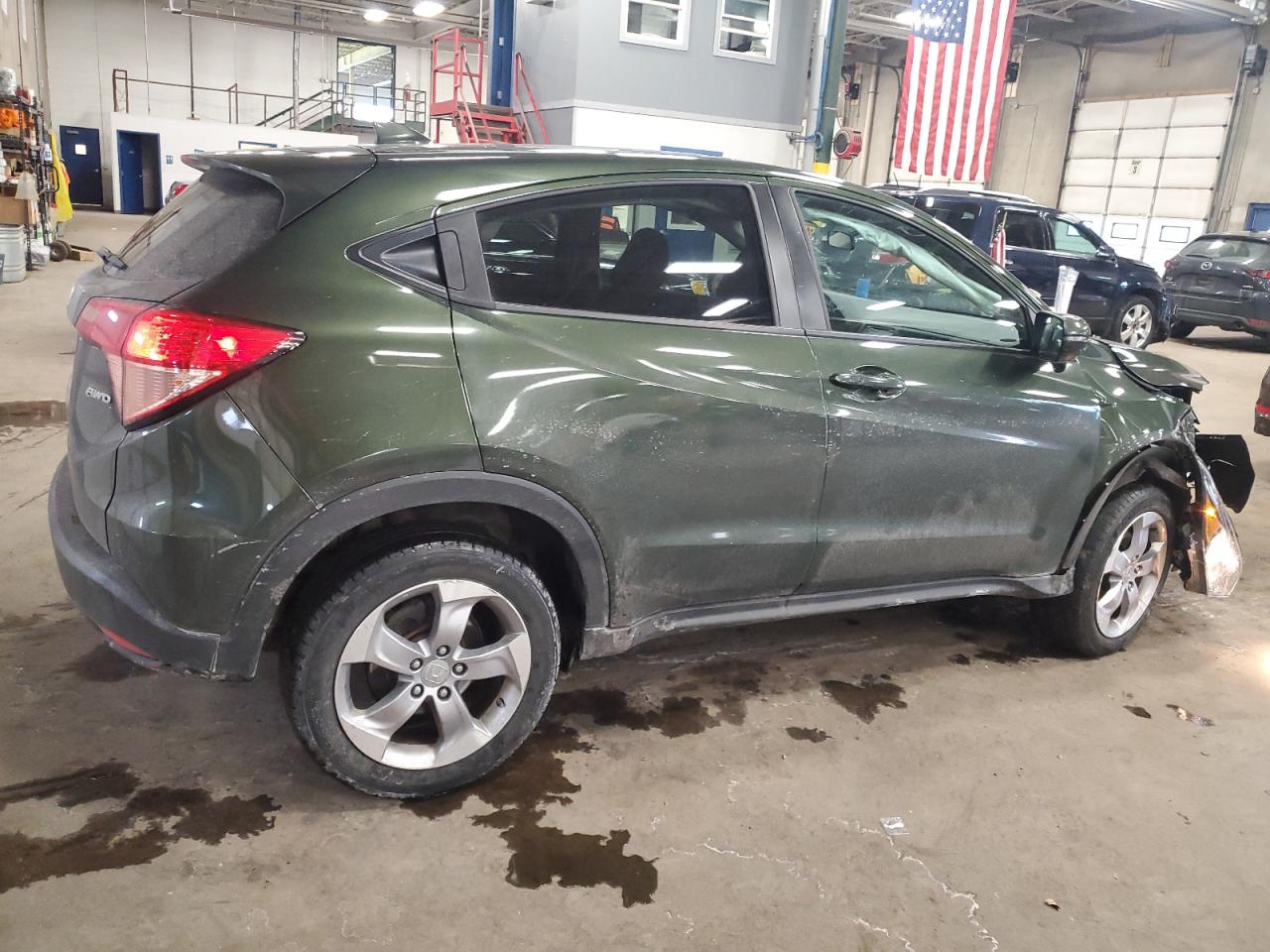 2017 Honda HR-V VIN 3CZRU6H57HM704407 Copart auction photo, front end damage thumbnail 3