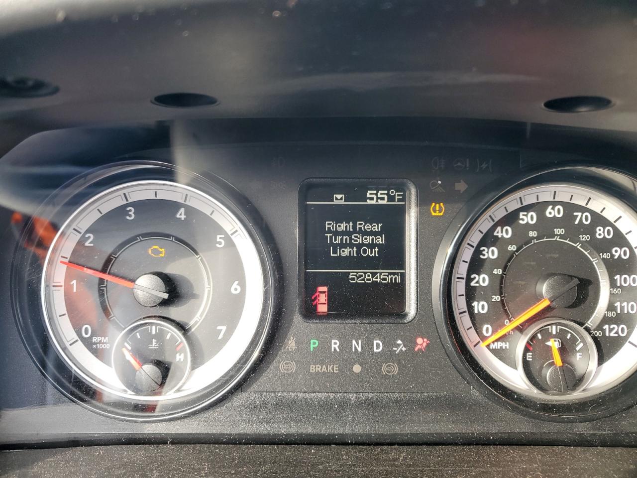 2020 RAM 1500 VIN 3C6RR7KT0LG130526 Copart auction photo, rear end / front end damage thumbnail 9