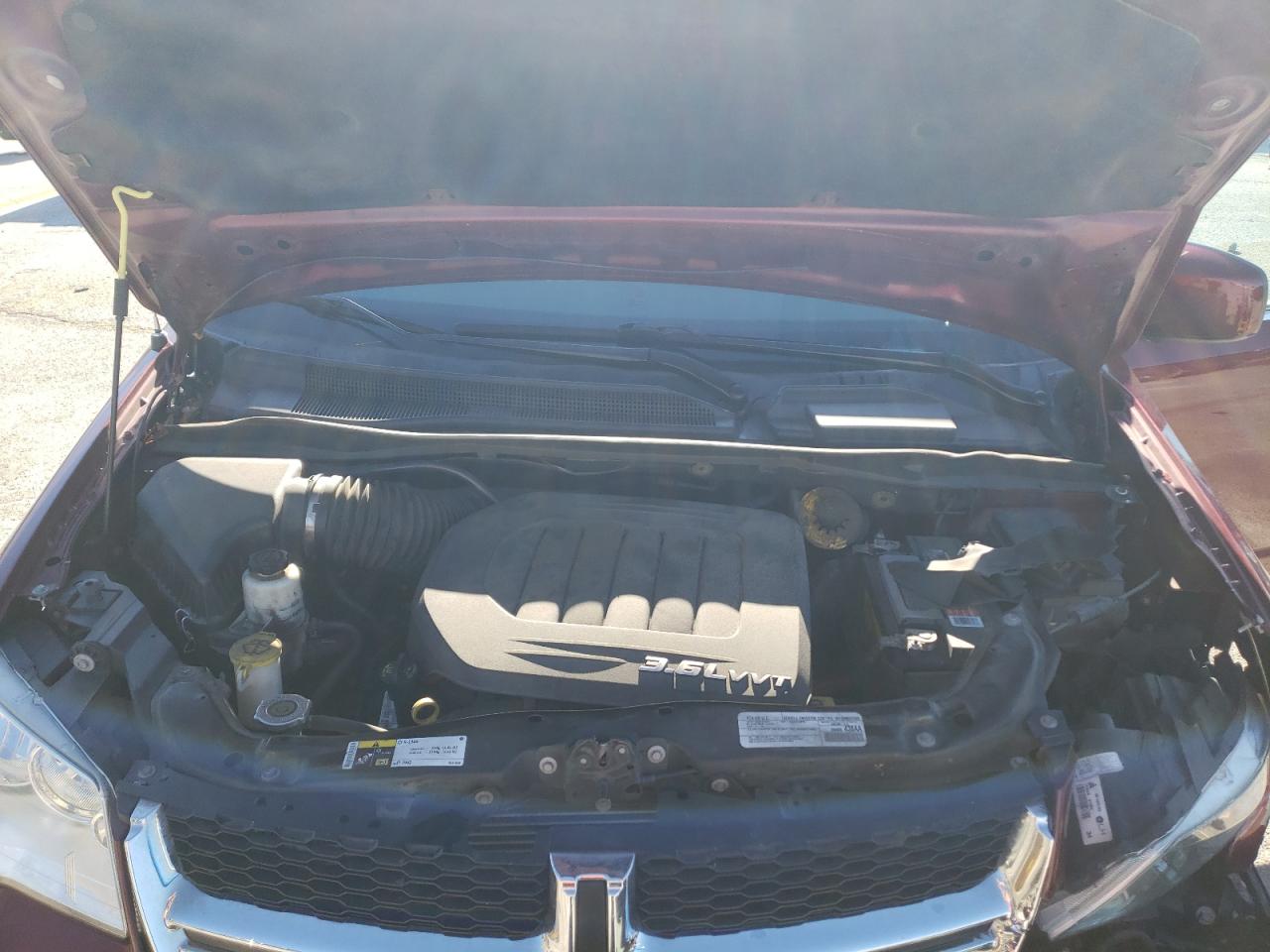 2019 Dodge Caravan VIN 2C4RDGCG1KR513649 Copart auction photo, front end / rear end damage thumbnail 13