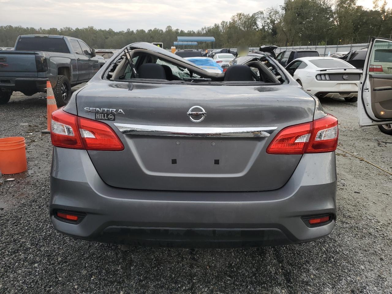 2017 Nissan Sentra VIN 3N1AB7AP6HY394644 Copart auction photo, top/roof damage thumbnail 6