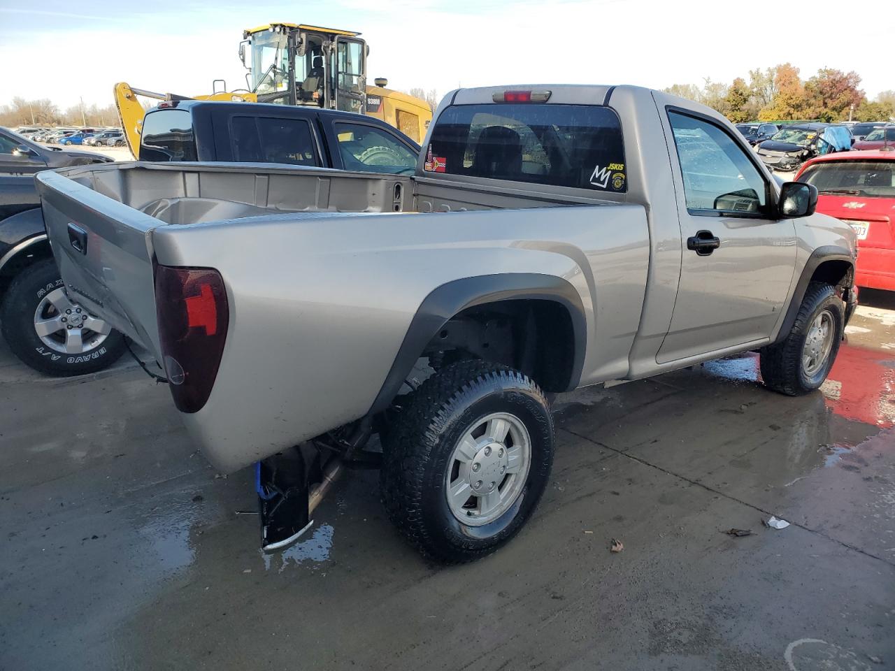 2007 Chevrolet Colorado VIN 1GCDT14E678135225 Copart auction photo, rear end damage thumbnail 3