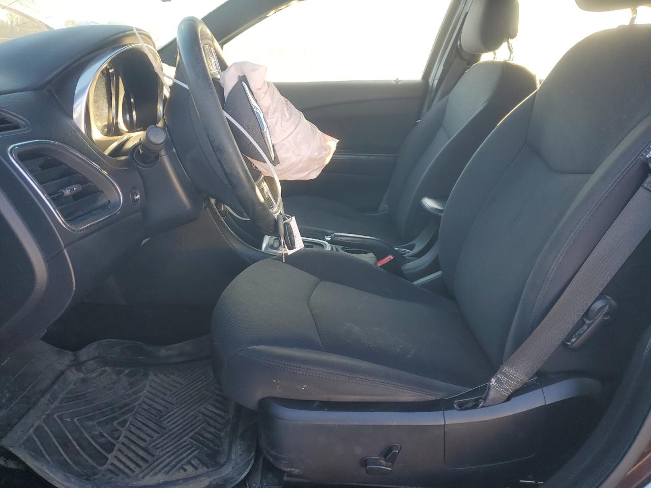 2013 Chrysler 200 VIN 1C3CCBBB3DN765120 Copart auction photo, front end / undercarriage damage thumbnail 7