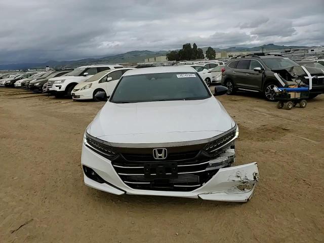 2022 Honda Accord VIN 1HGCV1F34NA071162 Copart auction photo, front end / undercarriage damage thumbnail 11