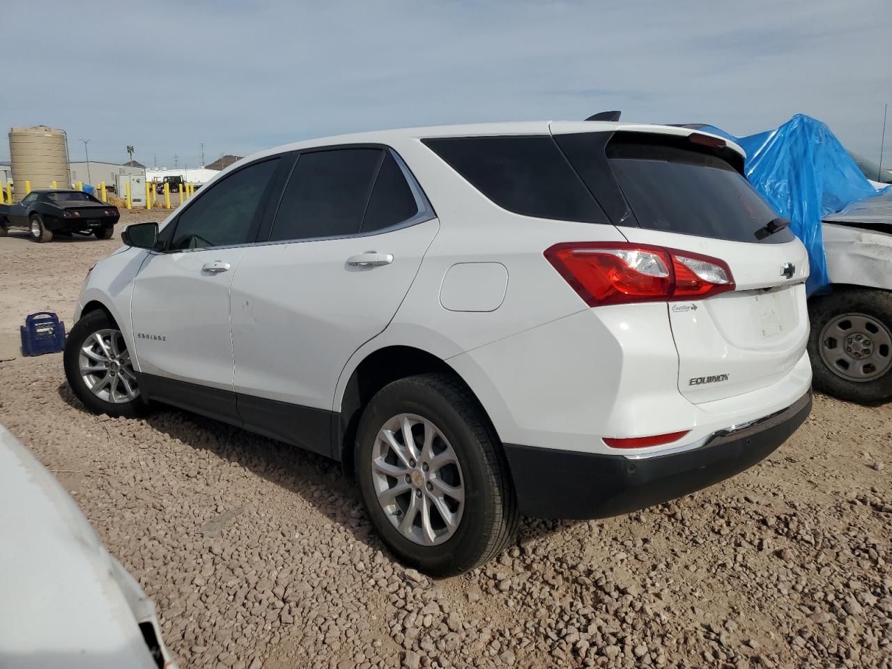 2020 Chevrolet Equinox VIN 3GNAXKEV4LL214875 Copart auction photo, front end / side damage thumbnail 2