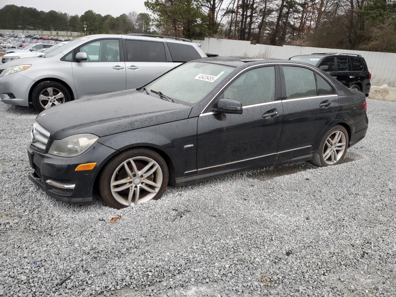 2012 Mercedes-Benz C-klasse VIN WDDGF4HB1CR210929