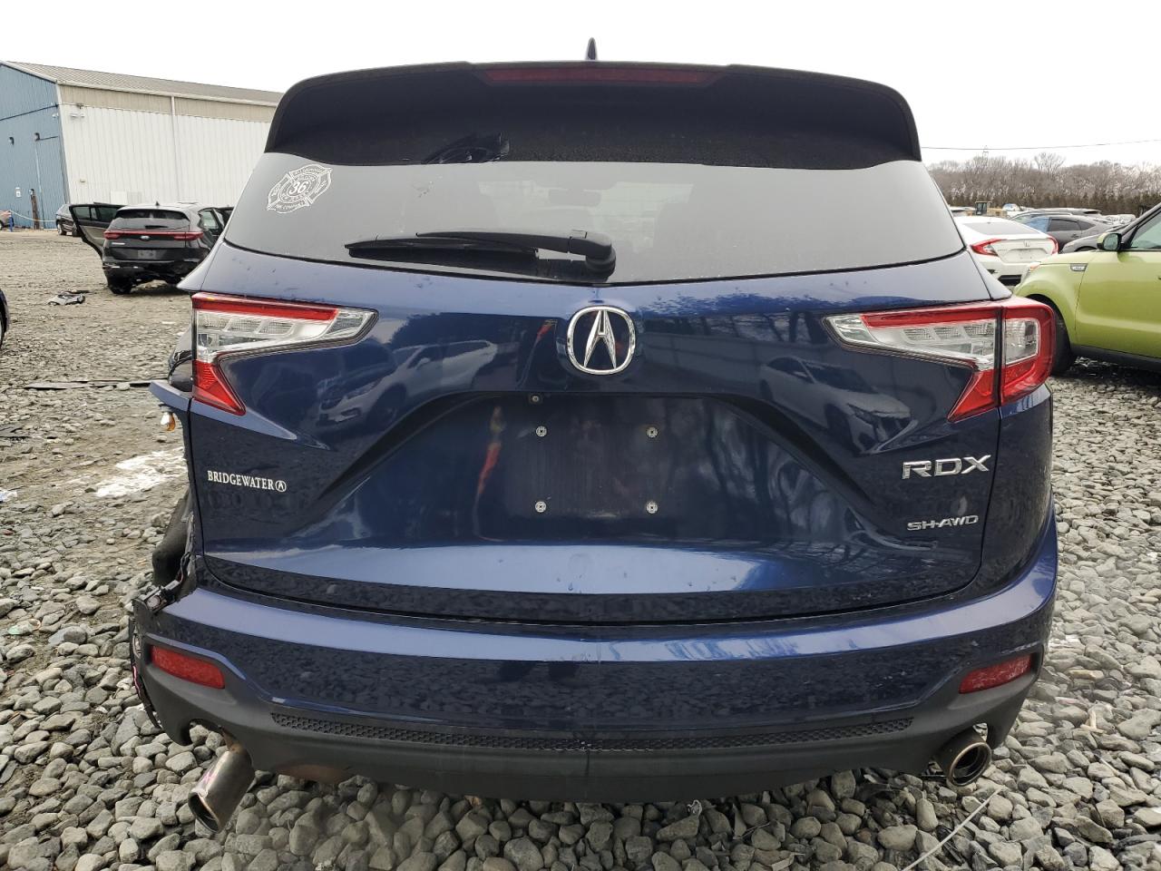 2021 Acura RDX VIN 5J8TC2H77ML012783 Copart auction photo, rear end damage thumbnail 6