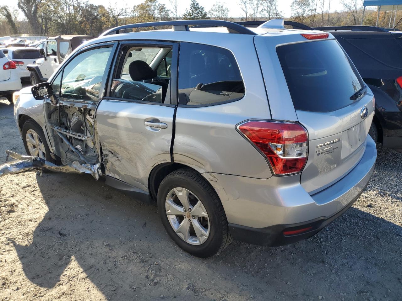 2016 Subaru Forester VIN JF2SJAFC8GH537970 Copart auction photo, side damage thumbnail 2