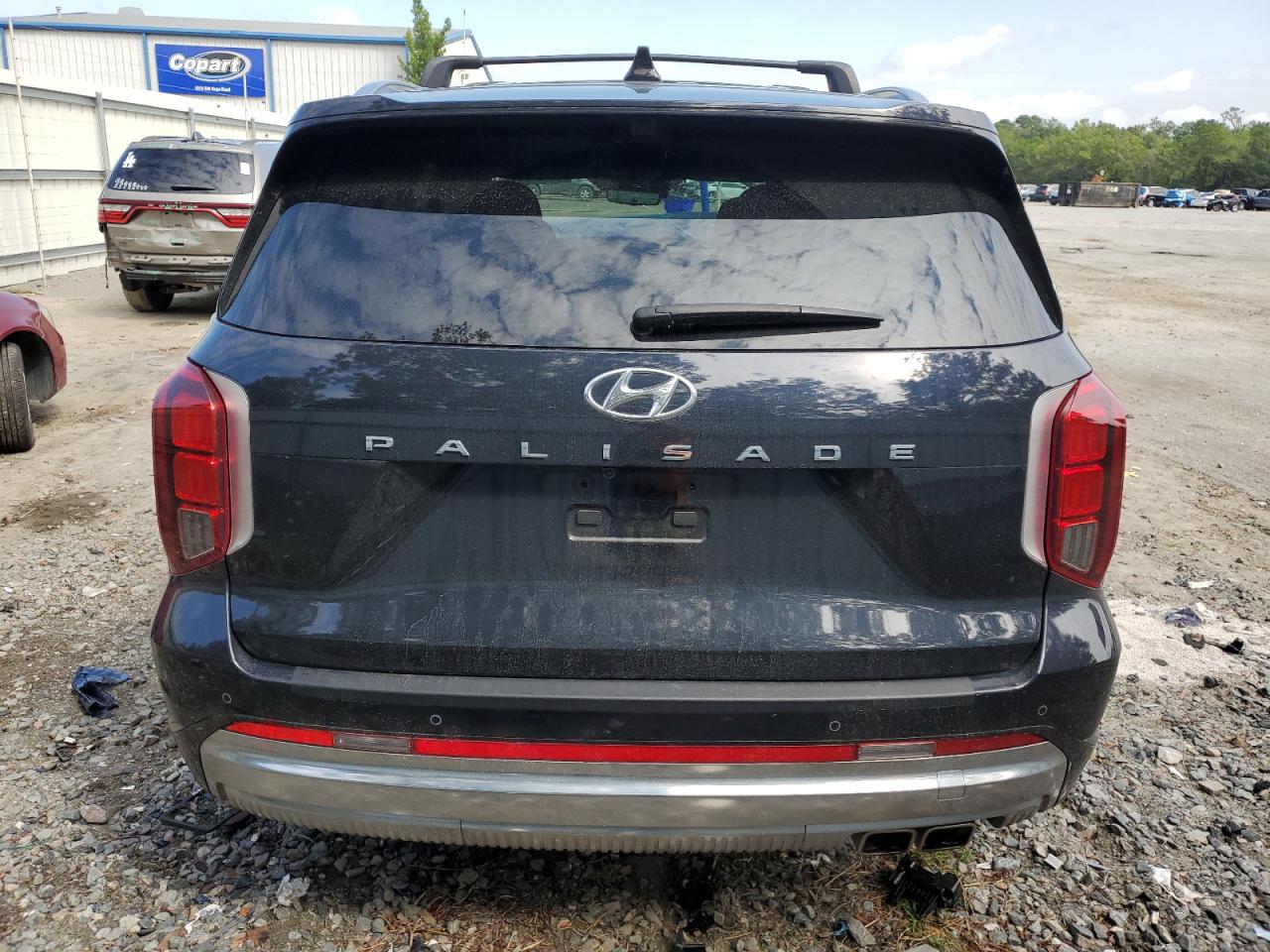 2024 Hyundai Palisade VIN KM8R74GE1RU671545 Copart auction photo, front end damage thumbnail 6