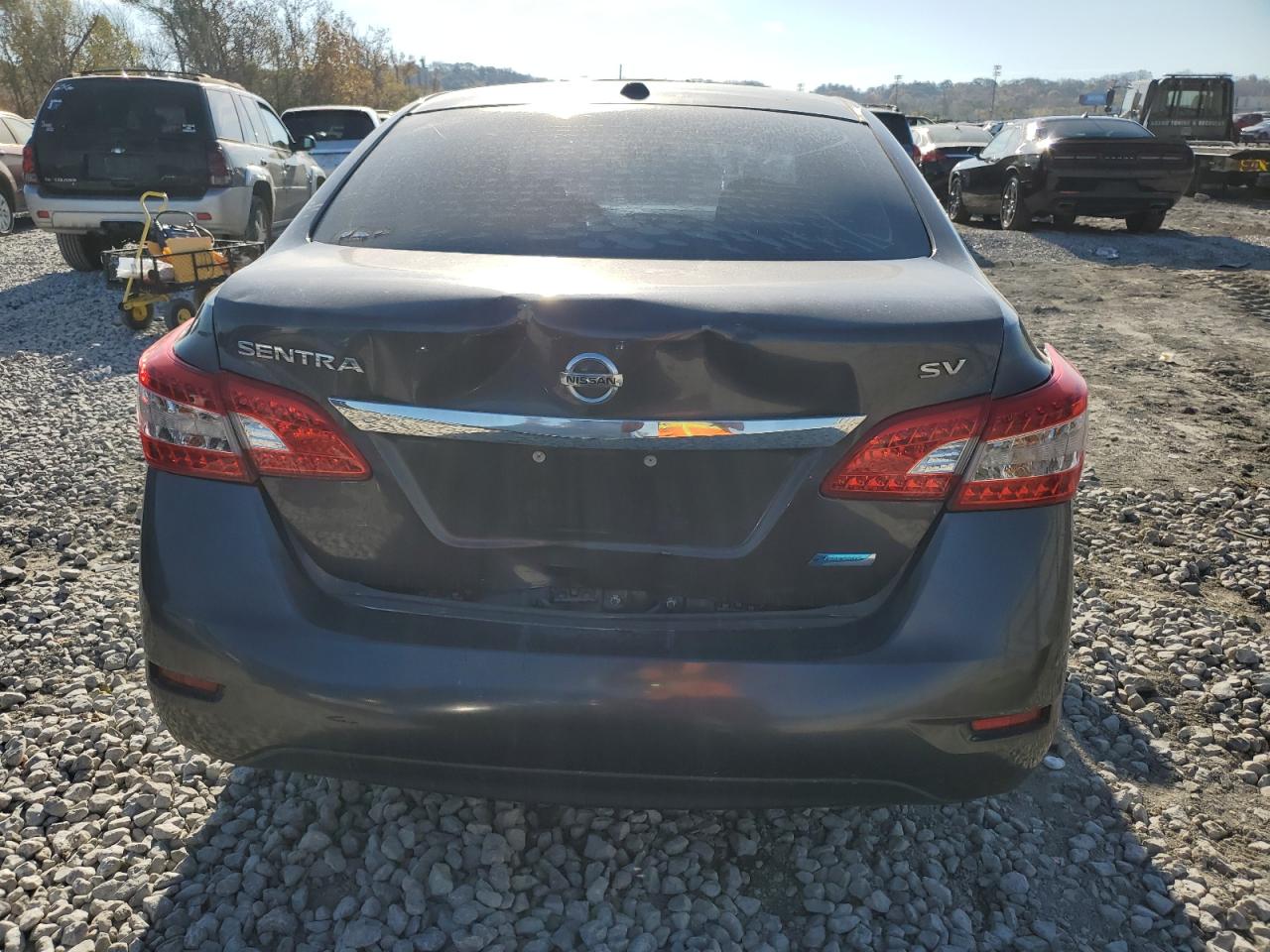 2013 Nissan Sentra VIN 3N1AB7AP7DL646506 Copart auction photo, rear end / front end damage thumbnail 6