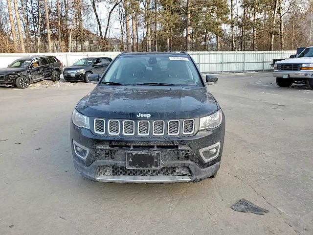 2018 Jeep Compass VIN 3C4NJDCB9JT300647 Copart auction photo, side damage thumbnail 11
