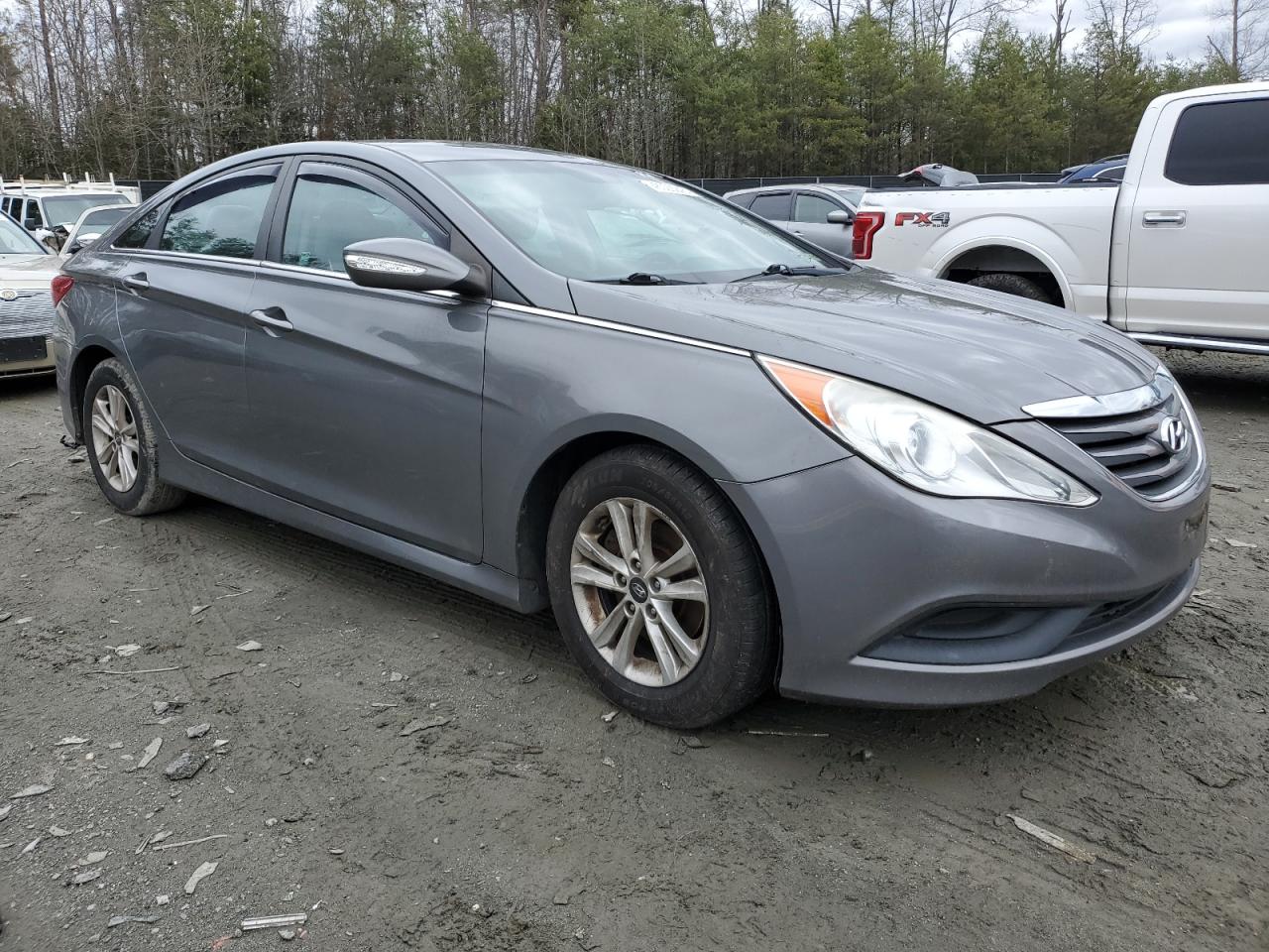 2014 Hyundai Sonata VIN 5NPEB4AC5EH900788 Copart auction photo, mechanical damage thumbnail 4