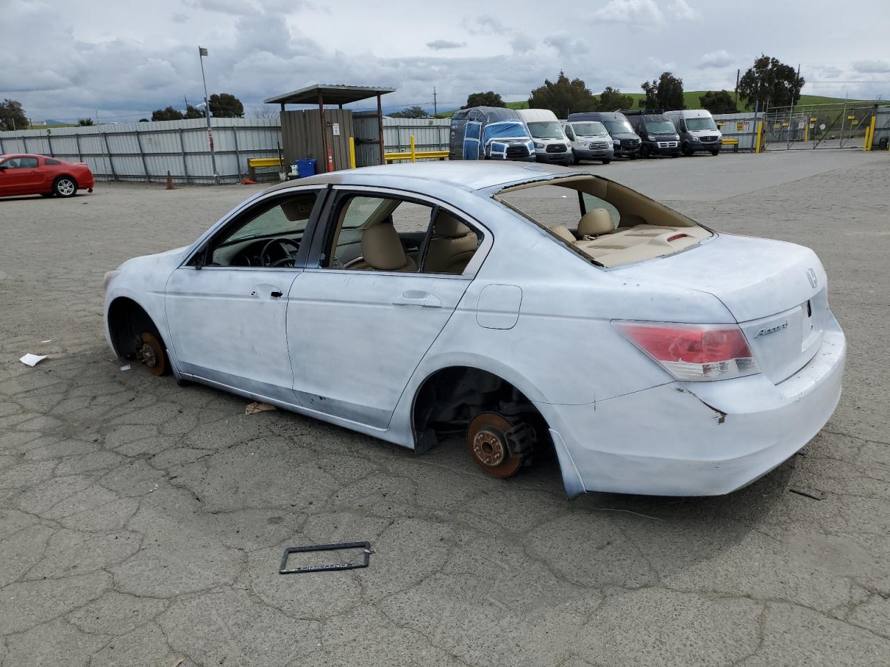 2010 Honda Accord VIN 1HGCP2F80AA171300 Copart auction photo, vandalism / undercarriage damage thumbnail 2
