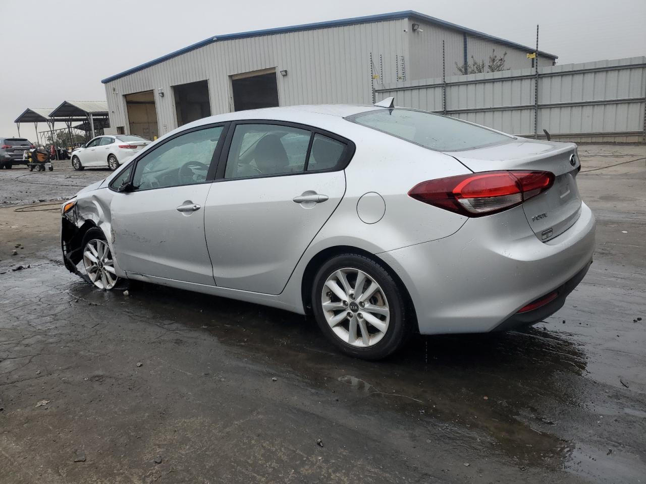 2017 KIA Forte VIN 3KPFL4A78HE014218 Copart auction photo, front end / side damage thumbnail 2