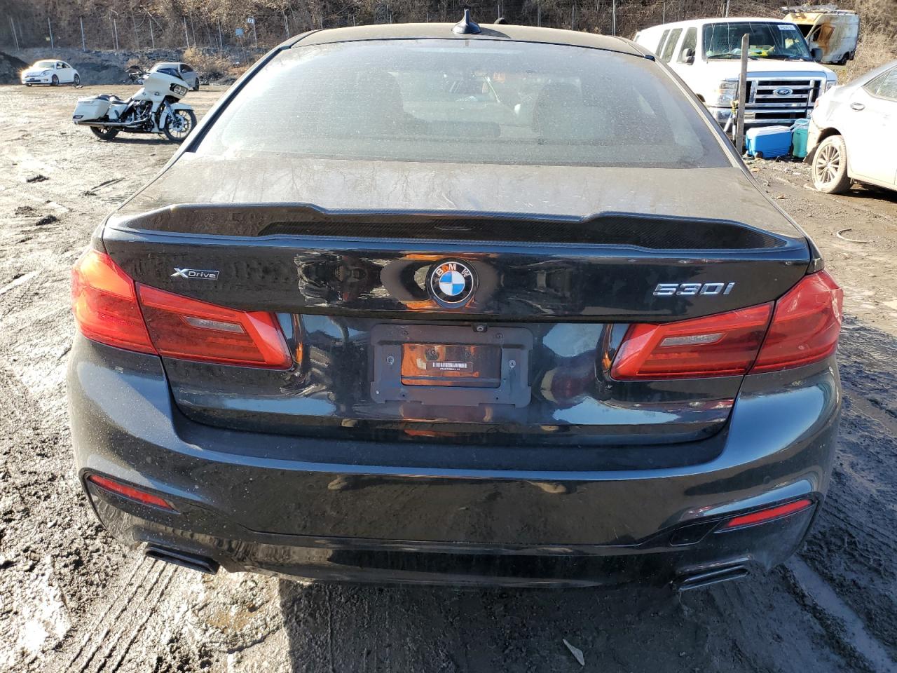 2019 BMW 5er VIN WBAJA7C58KG911167 Copart auction photo, side / minor dent/scratches damage thumbnail 6