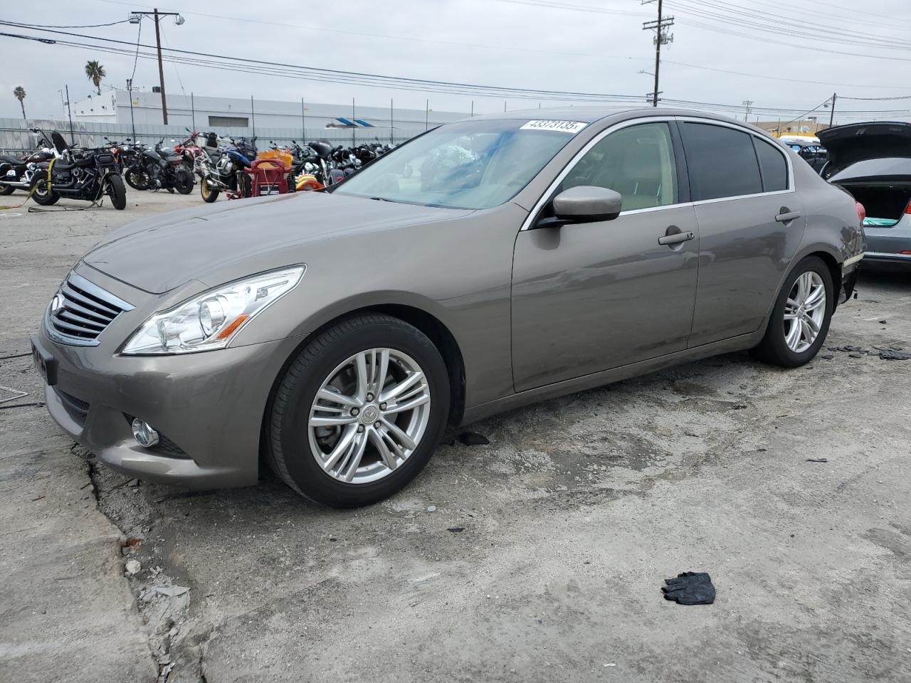 2013 Infiniti G VIN JN1CV6AP4DM300574
