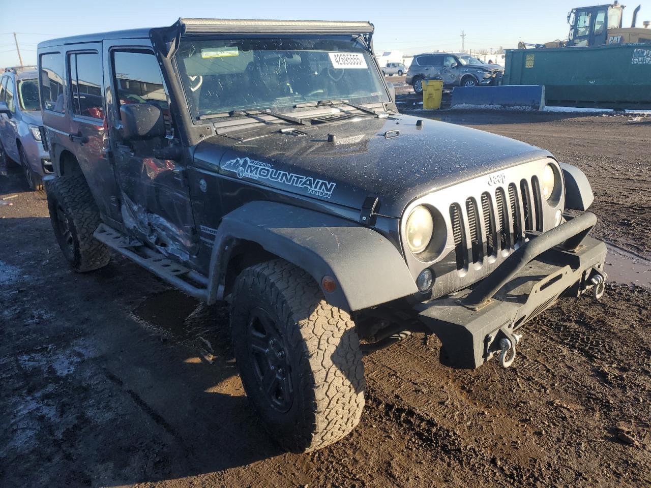 2018 Jeep Wrangler VIN 1C4BJWDG2JL868727 Copart auction photo, side damage thumbnail 4