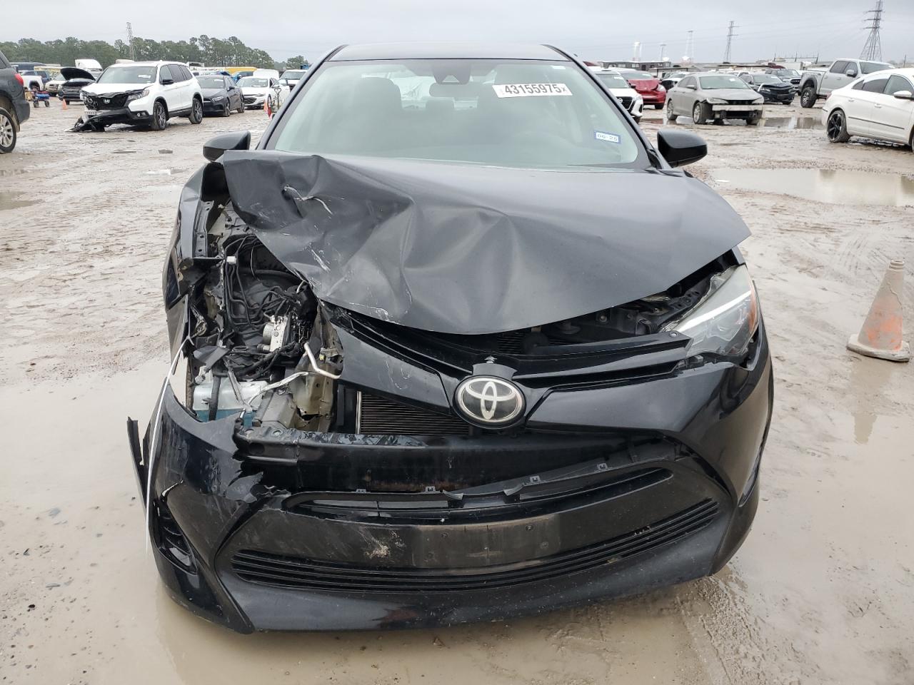 2017 Toyota Corolla VIN 5YFBURHE0HP695891 Copart auction photo, front end / minor dent/scratches damage thumbnail 5