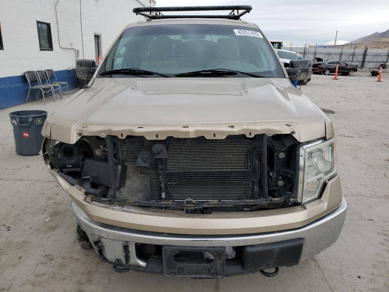 2012 Ford F-150 VIN 1FTFX1EF5CFB38319 Copart auction photo, front end / rear end damage thumbnail 5