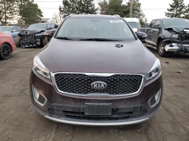 2016 KIA Sorento VIN 5XYPHDA19GG002727 Copart auction photo, front end / side damage thumbnail 5