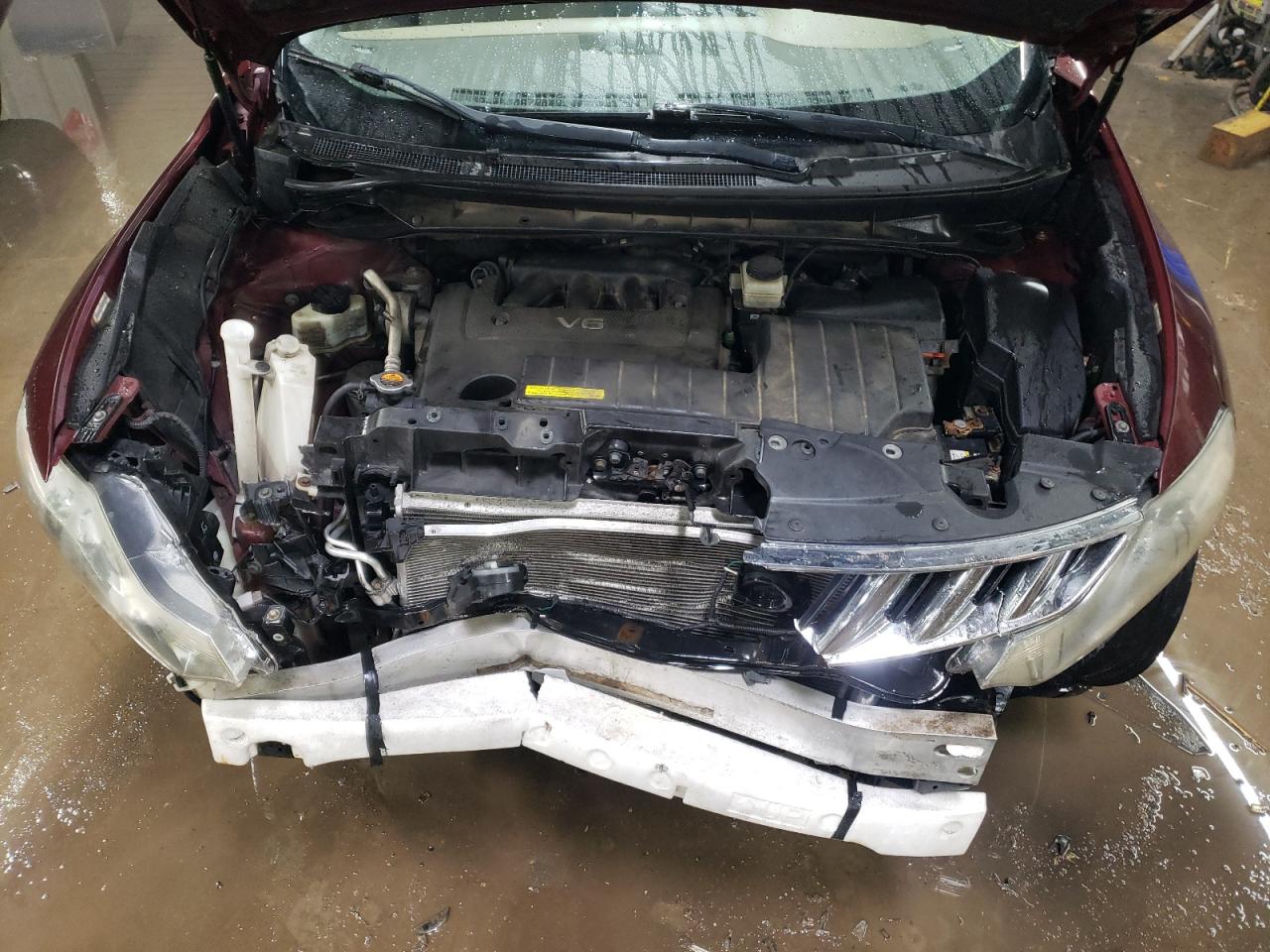 2009 Nissan Murano VIN JN8AZ18W29W149162 Copart auction photo, front end / rear end damage thumbnail 11
