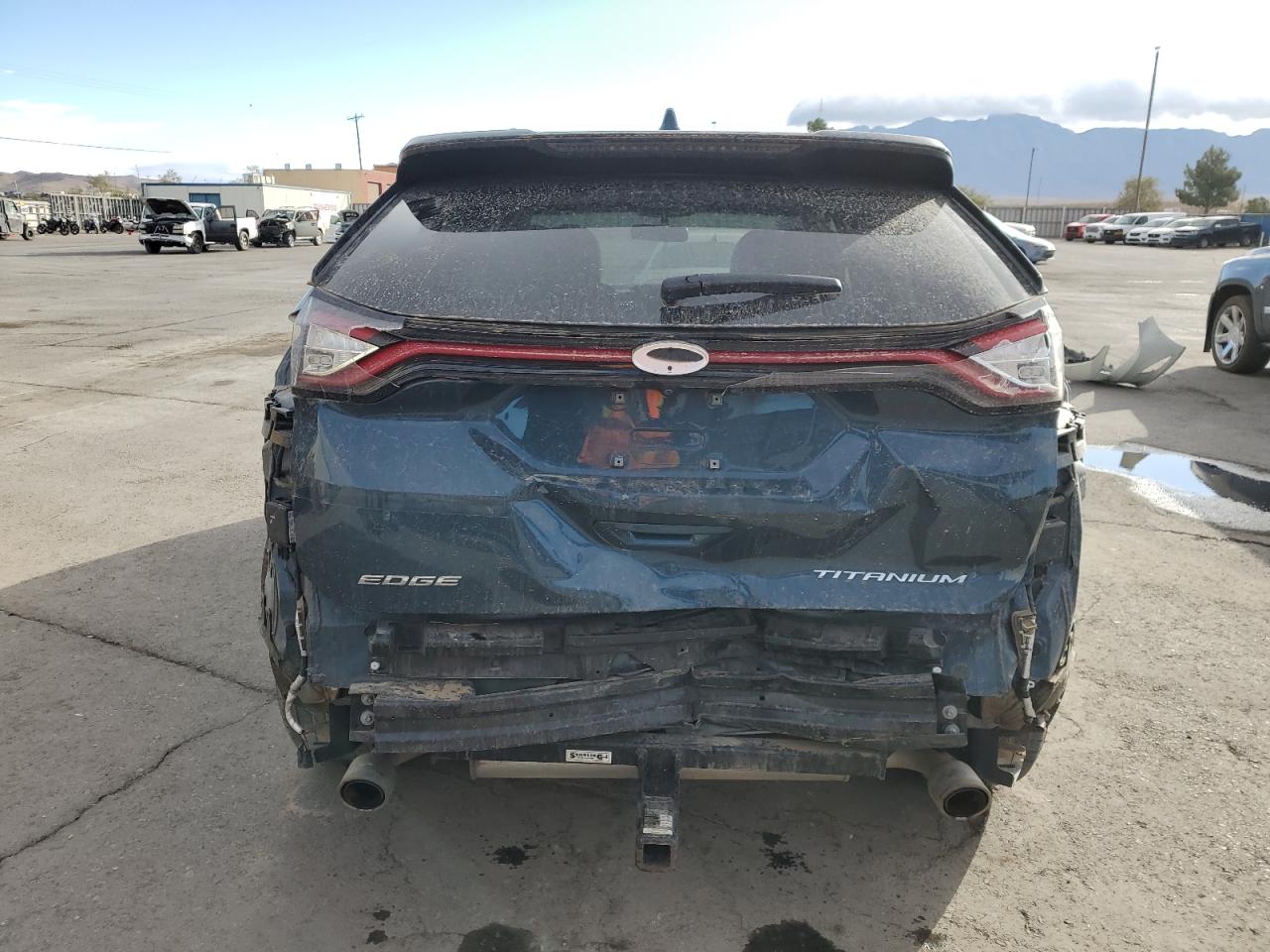 2016 Ford Edge VIN 2FMPK4K82GBB52126 Copart auction photo, rear end damage thumbnail 6