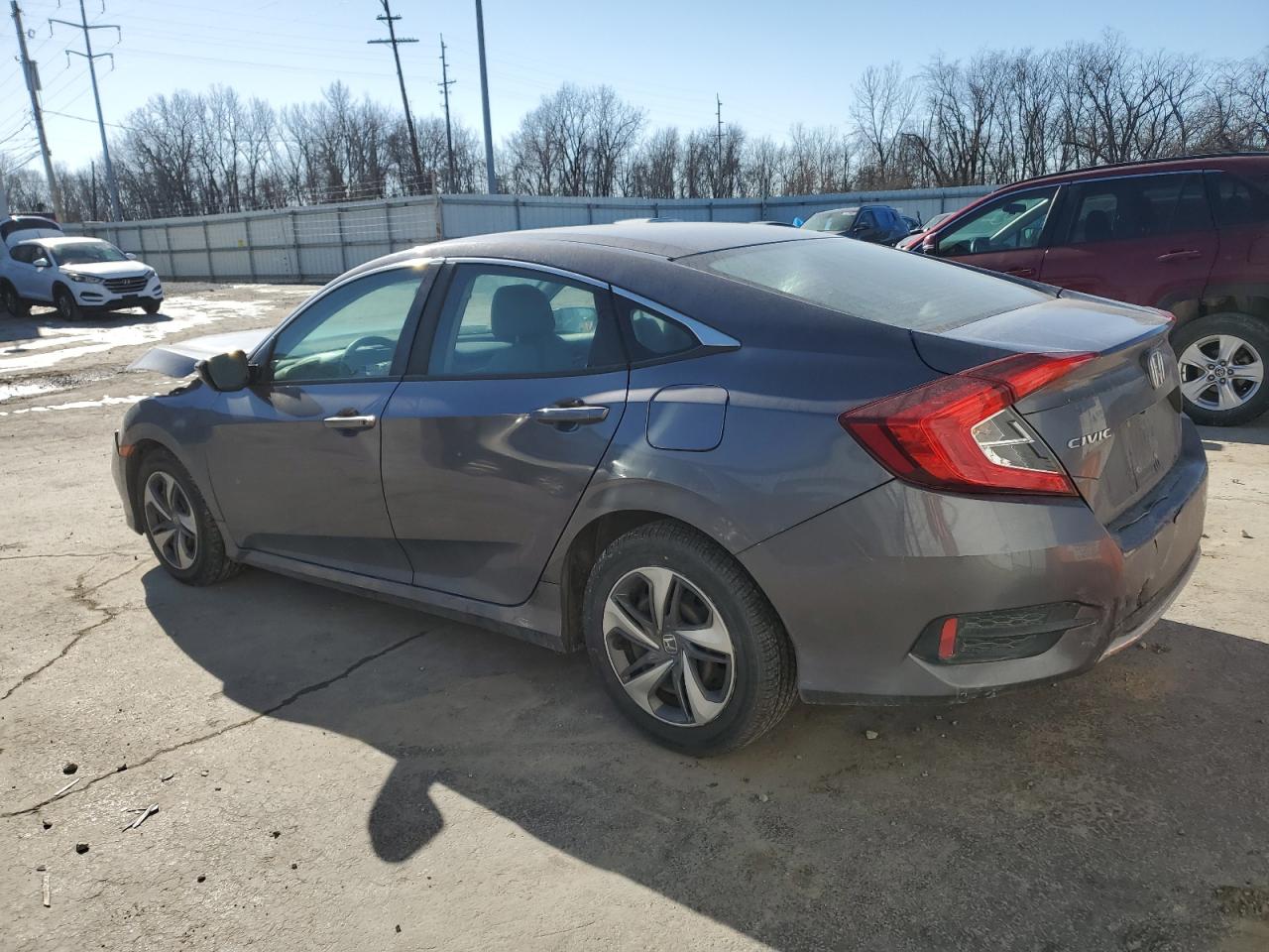 2020 Honda Civic VIN 2HGFC2F60LH545397 Copart auction photo, front end damage thumbnail 2