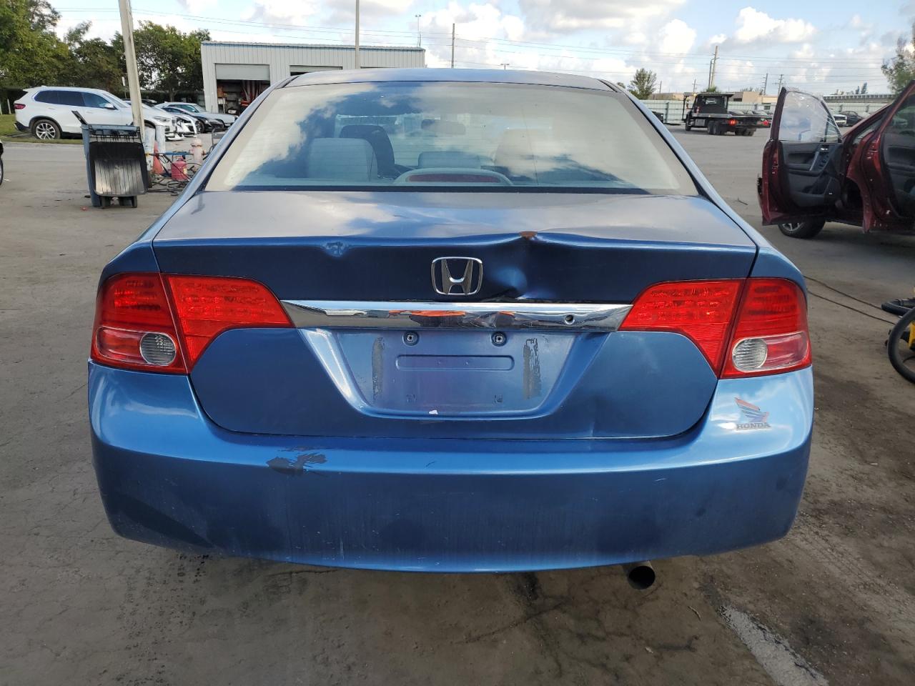 2010 Honda Civic VIN 2HGFA1F53AH501690 Copart auction photo, front end / mechanical damage thumbnail 6