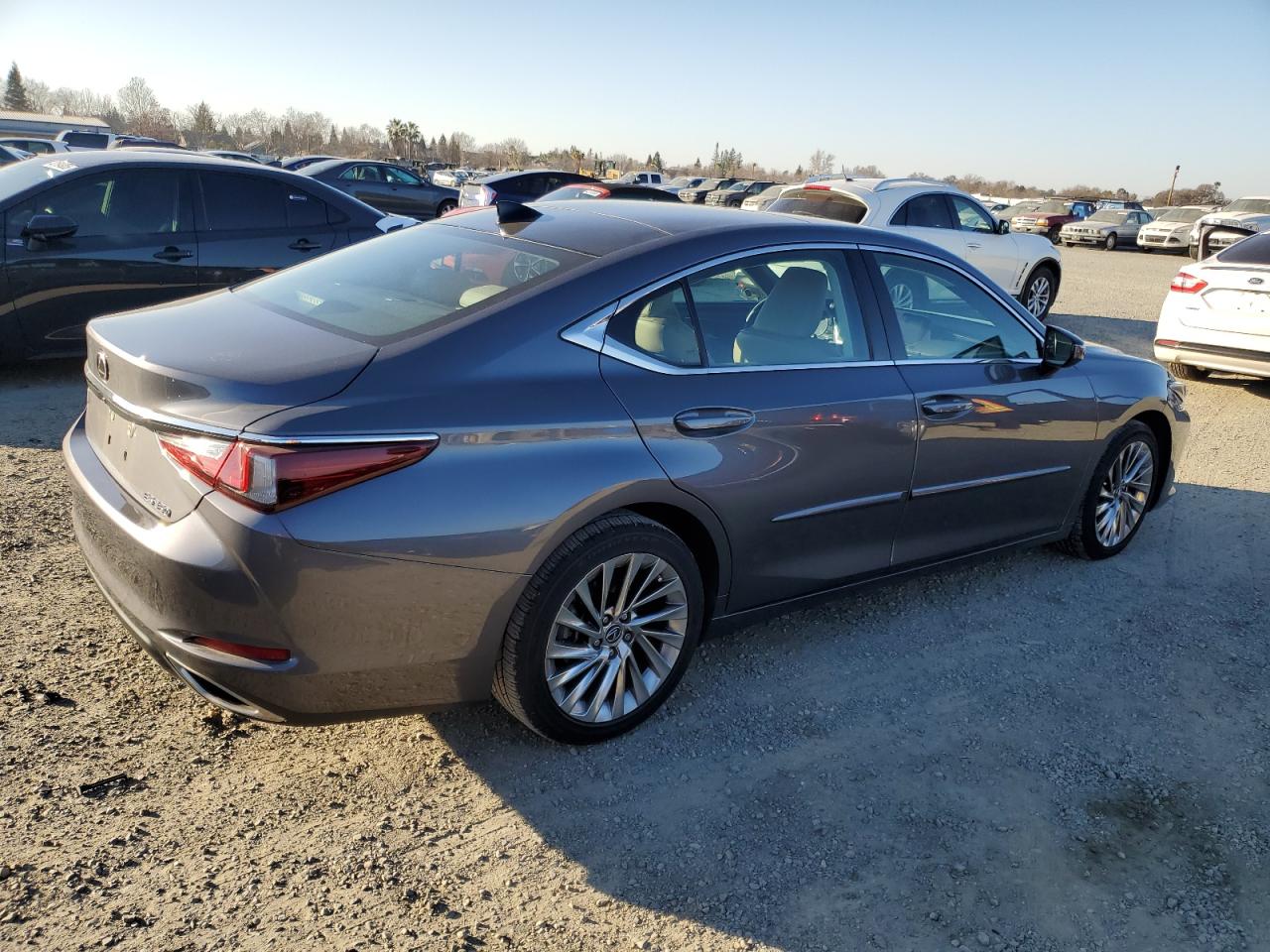 2019 Lexus ES VIN 58ABZ1B11KU042185 Copart auction photo, side damage thumbnail 3