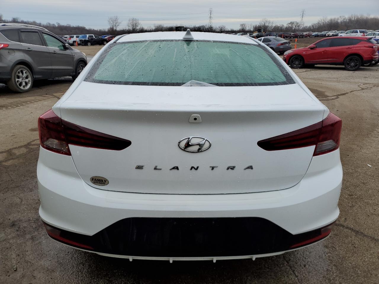 2020 Hyundai Elantra VIN 5NPD84LF5LH586641 Copart auction photo, front end / side damage thumbnail 6