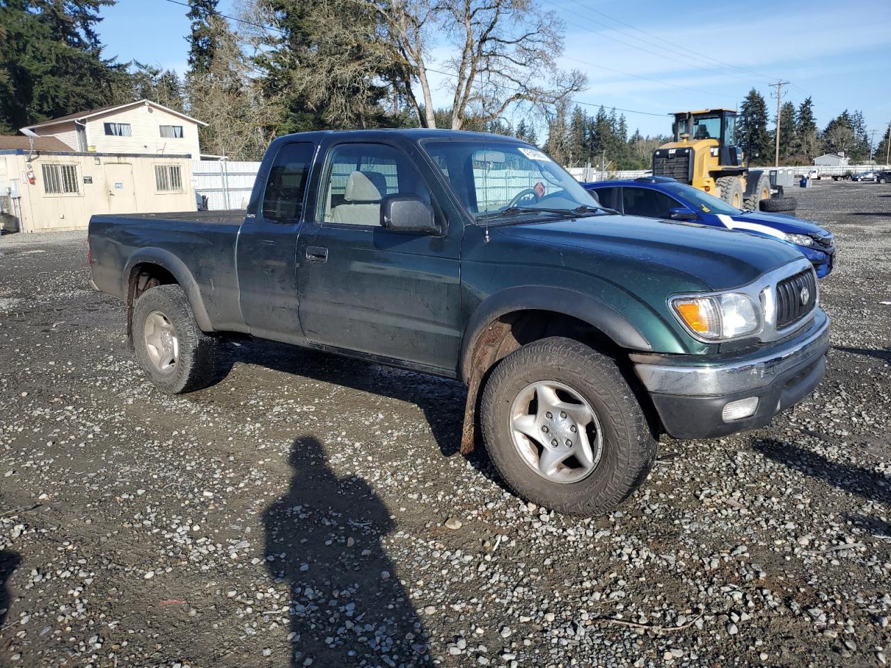 2003 Toyota Tacoma VIN 5TEWN72N63Z214069 Copart auction photo, side / front end damage thumbnail 4