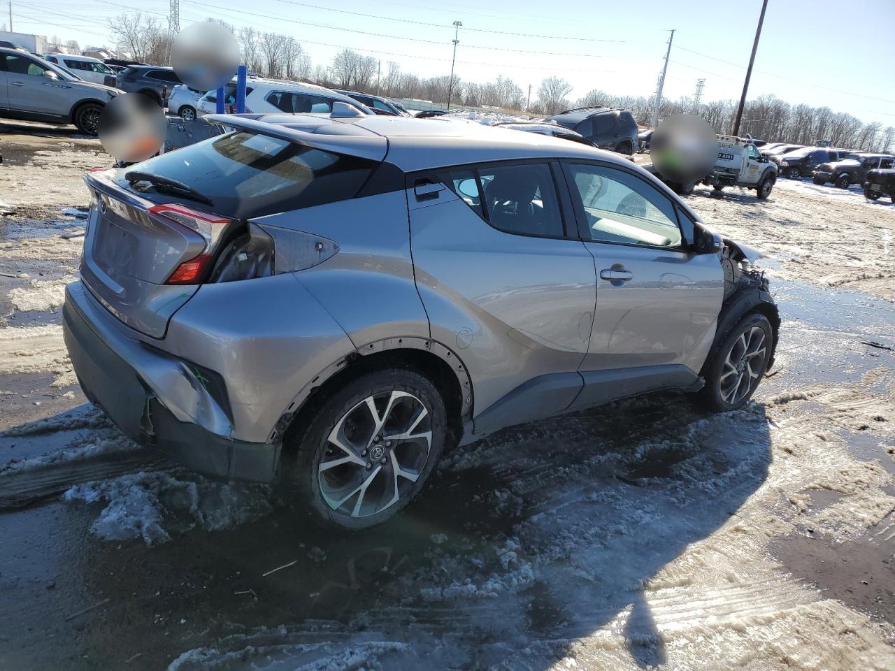 2018 Toyota C-HR VIN NMTKHMBX9JR015239 Copart auction photo, front end damage thumbnail 3
