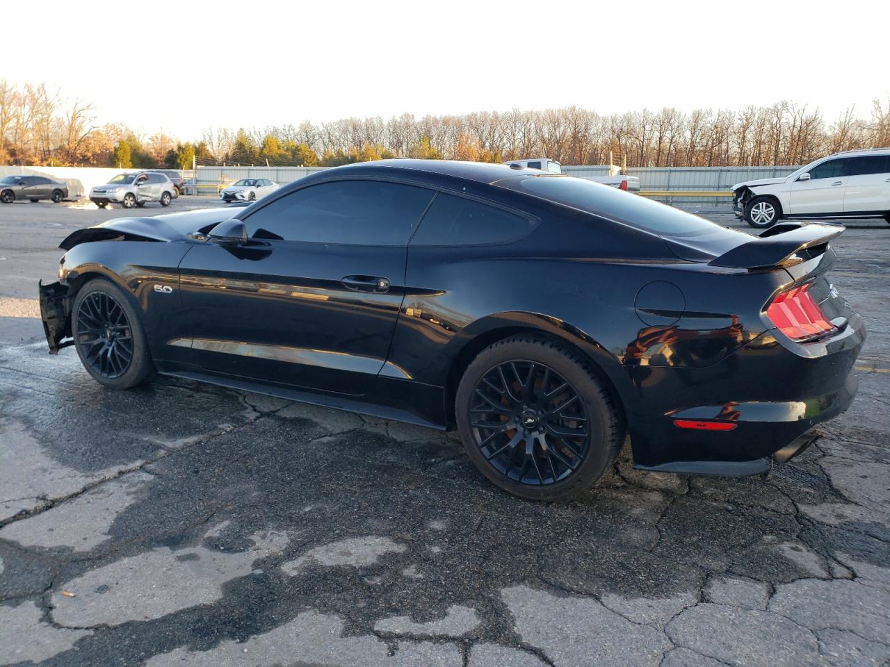 2018 Ford Mustang VIN 1FA6P8CF1J5184539 Copart auction photo, front end damage thumbnail 2