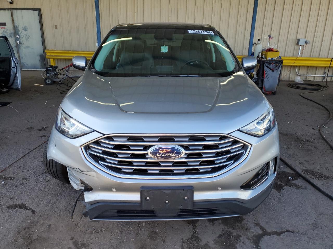 2021 Ford Edge VIN 2FMPK4K93MBA27172 Copart auction photo, front end / undercarriage damage thumbnail 5
