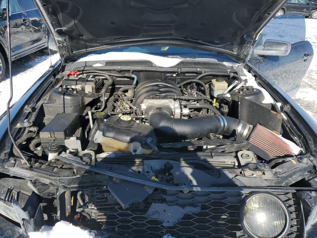 2005 Ford Mustang VIN 1ZVHT85H655199389 Copart auction photo, front end damage thumbnail 11